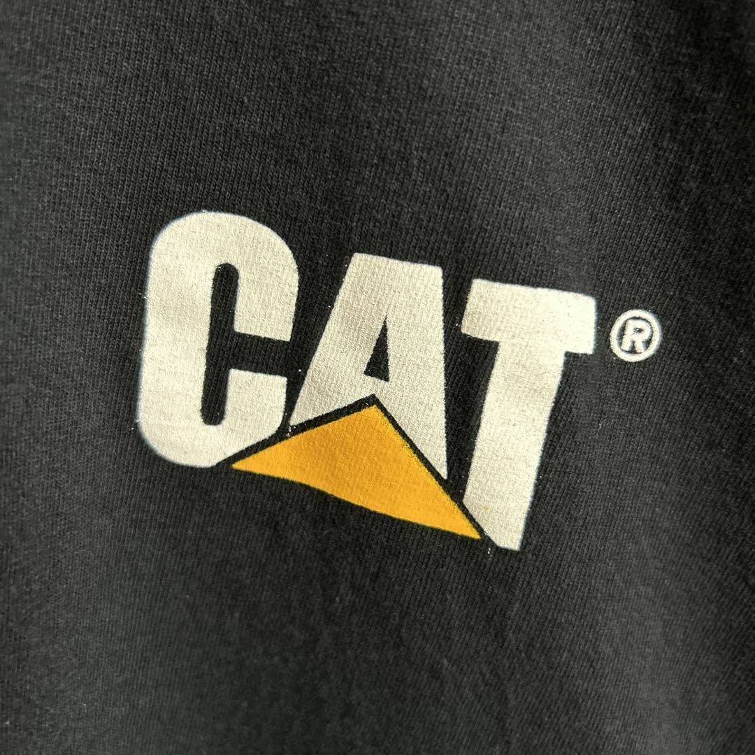 GILDAN(ギルタン)のCAT キャタピラー バックプリント 重機 ワンポイント Tシャツ 半袖 輸入品 メンズのトップス(Tシャツ/カットソー(半袖/袖なし))の商品写真