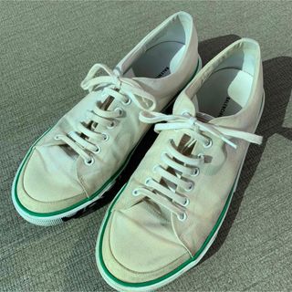 バレンシアガ(Balenciaga)のBALENCIAGA 汚し加工キャンパススニーカー(スニーカー)