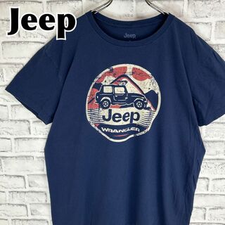 ジープ(Jeep)のJeep ジープ サークルロゴ ラングラー 自動車 企業 Tシャツ 半袖 輸入品(Tシャツ/カットソー(半袖/袖なし))