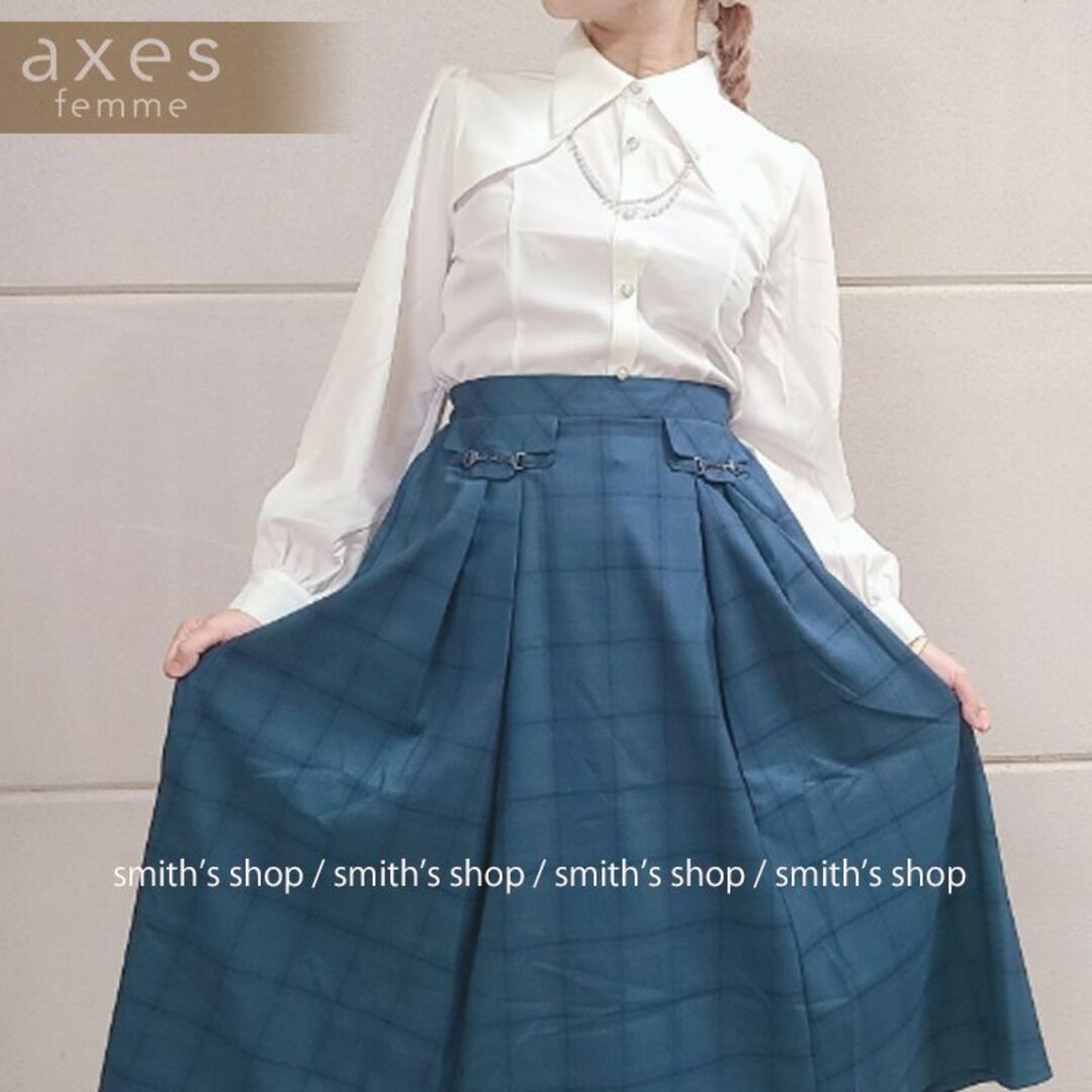 axes femme(アクシーズファム)のaxes femme パールチェーンセットブラウス レディースのトップス(シャツ/ブラウス(長袖/七分))の商品写真