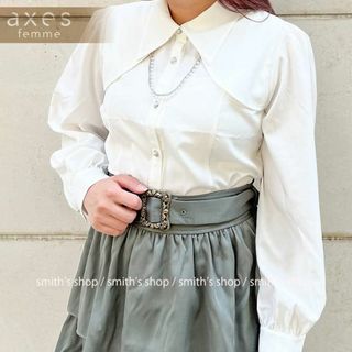 アクシーズファム(axes femme)のaxes femme パールチェーンセットブラウス(シャツ/ブラウス(長袖/七分))