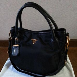 プラダ(PRADA)のmi様専用❗️PRADA  プラダ トートバッグ　ナイロン レザー　(トートバッグ)