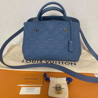 ルイヴィトン(LOUIS VUITTON)の極美品　ヴィトン　モンテーニュBB (ハンドバッグ)