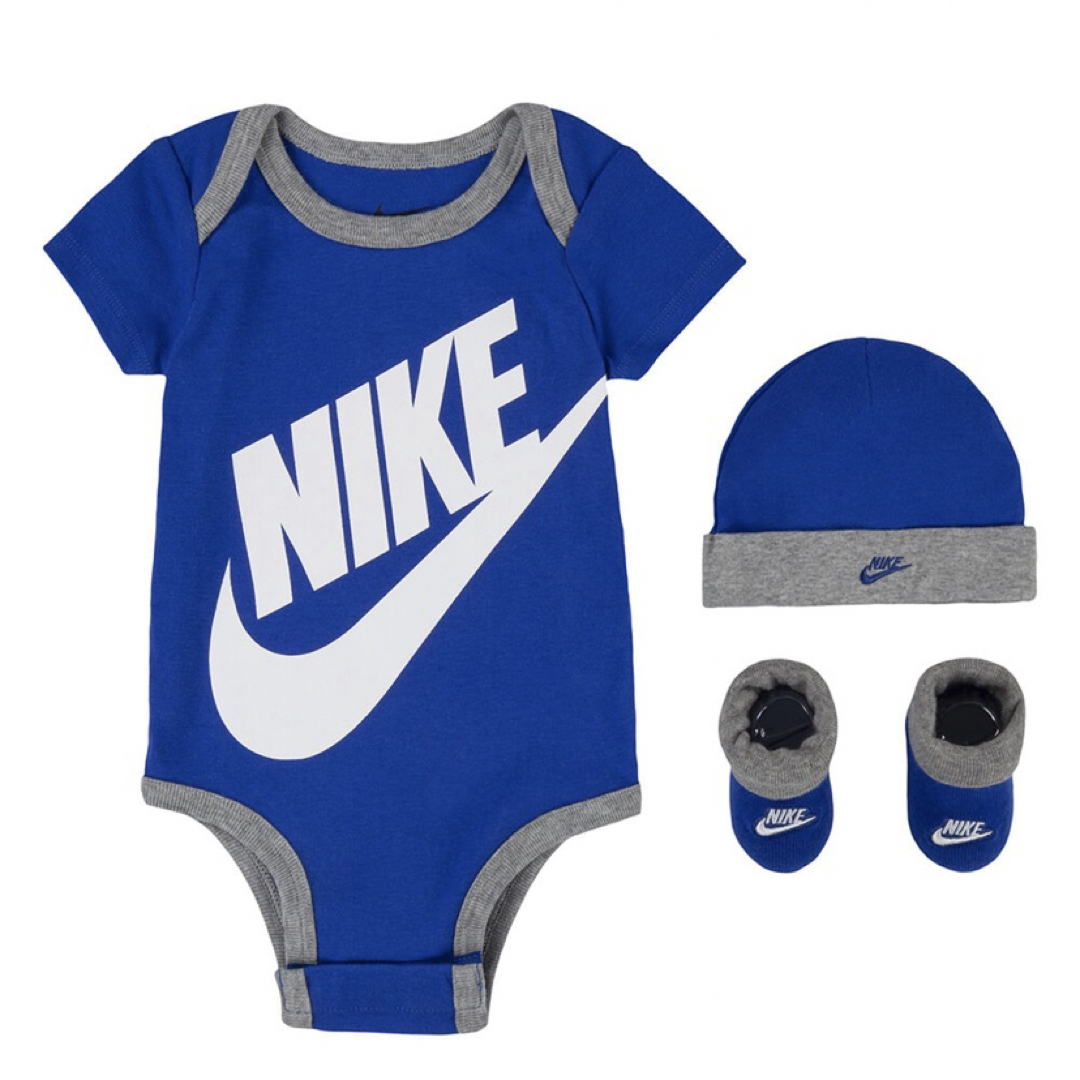 NIKE(ナイキ)の【NIKE】 Baby ロンパース ３点セット☆ キッズ/ベビー/マタニティのベビー服(~85cm)(ロンパース)の商品写真