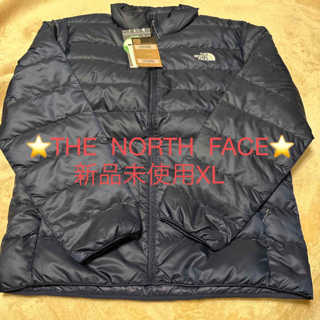 THE NORTH FACE(ザノースフェイス)の⭐️THE NORTH FACE⭐️XL ネイビー紺　ライトダウンジャケット メンズのジャケット/アウター(ダウンジャケット)の商品写真