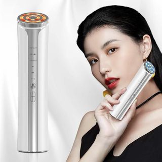 RF美顔器 4光LED 6種類 3段階レベル 肌引き締め 目元 口元 肌ケア(フェイスケア/美顔器)