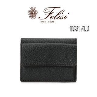 フェリージ(Felisi)の新品 定価4.4万円 Felisi / フェリージ 1031/LD ブラック(折り財布)