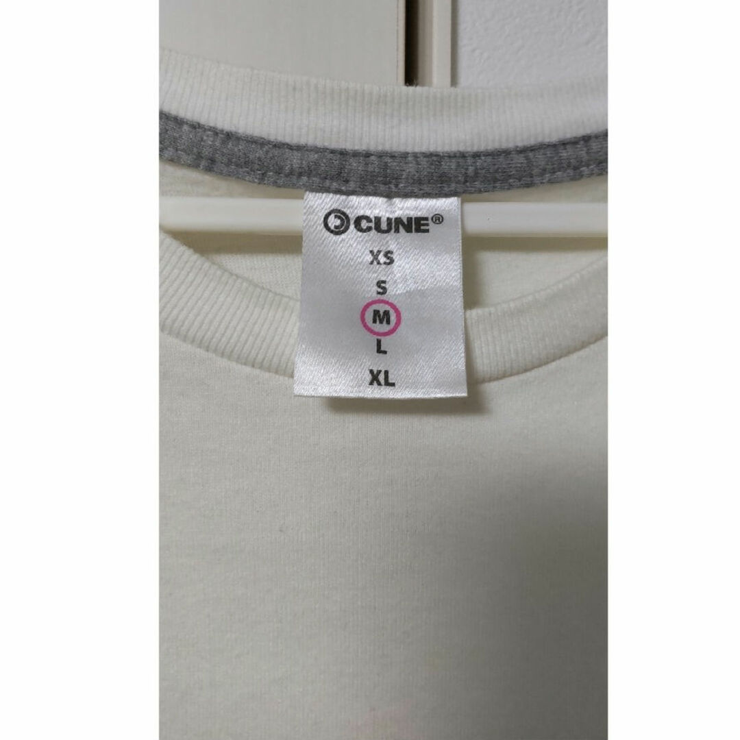 CUNE(キューン)のCUNE キューン Tシャツ 半袖 うさぎ car 白 未着用☆Mサイズ メンズのトップス(Tシャツ/カットソー(半袖/袖なし))の商品写真
