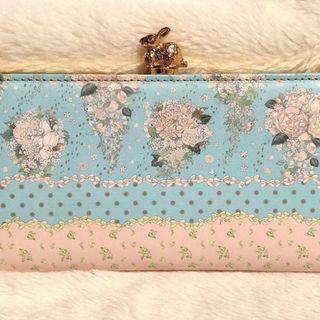 franche lippee - 新品未使用 フランシュリッペ 長財布 うさぎ ブーケ 花柄 リボン ゆめかわい