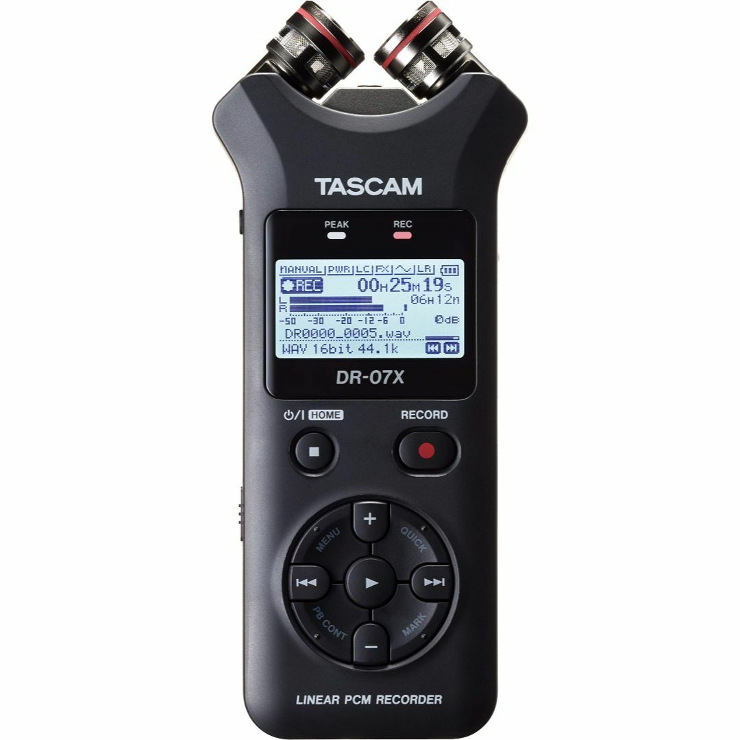 TASCAM タスカム DR-07X USB オーディオインターフェース搭載 ス キッズ/ベビー/マタニティのおもちゃ(楽器のおもちゃ)の商品写真
