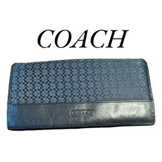 コーチ(COACH)のCOACH　２つ折り長財布　メンズ(長財布)