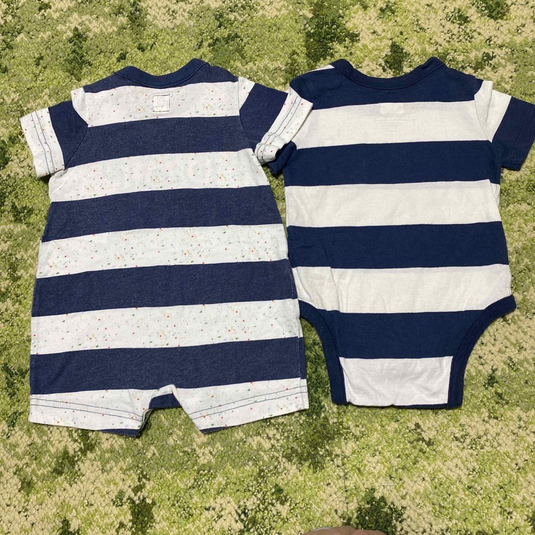 babyGAP(ベビーギャップ)のbaby gap 半袖ロンパース　60 キッズ/ベビー/マタニティのベビー服(~85cm)(ロンパース)の商品写真