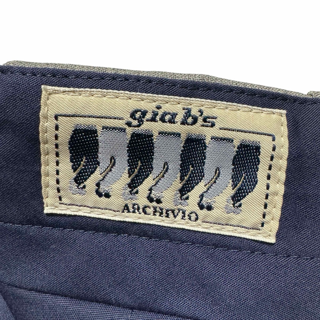 GIAB'S(ジャブス)のgiab's ARCHIVIO 1プリーツ ストレッチ トロピカル パンツ 48 メンズのパンツ(スラックス)の商品写真