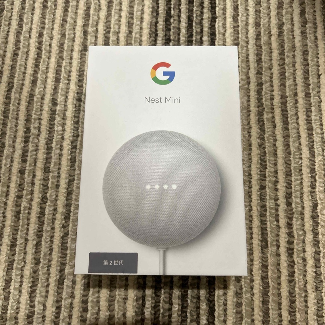 Google(グーグル)のGoogle スマートスピーカー GOOGLE NEST MINI CHALK スマホ/家電/カメラのオーディオ機器(スピーカー)の商品写真