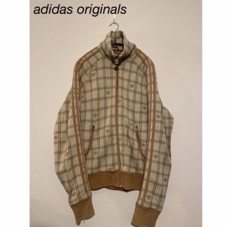 アディダス(adidas)の【希少】90s adidas チェック トラックジャケット(ジャージ)