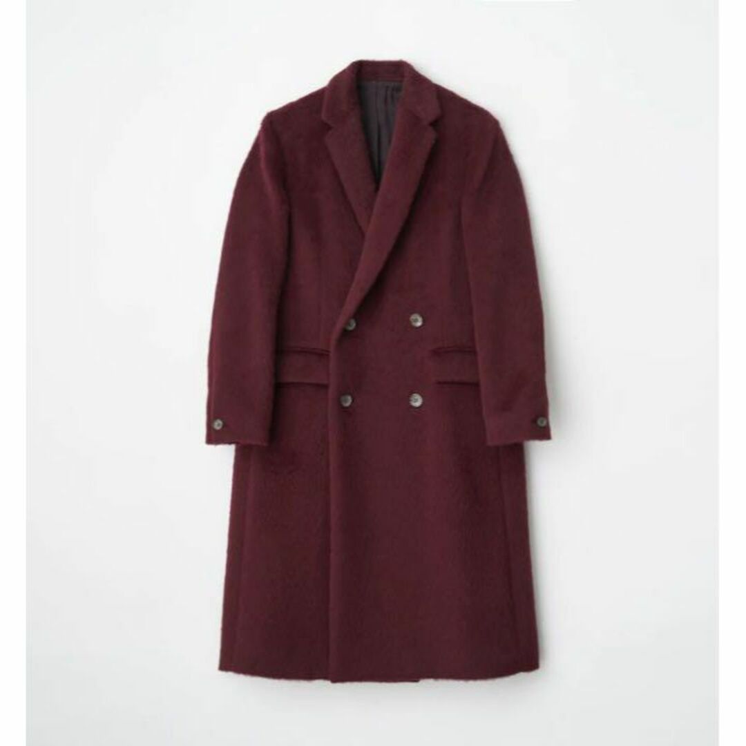 【特別価格】abyts shaggy double coat サイズXS レディースのジャケット/アウター(チェスターコート)の商品写真