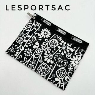 レスポートサック(LeSportsac)の☆新品未使用☆ LeSportsac ポーチ 小物入れ 花柄 ナイロン(その他)