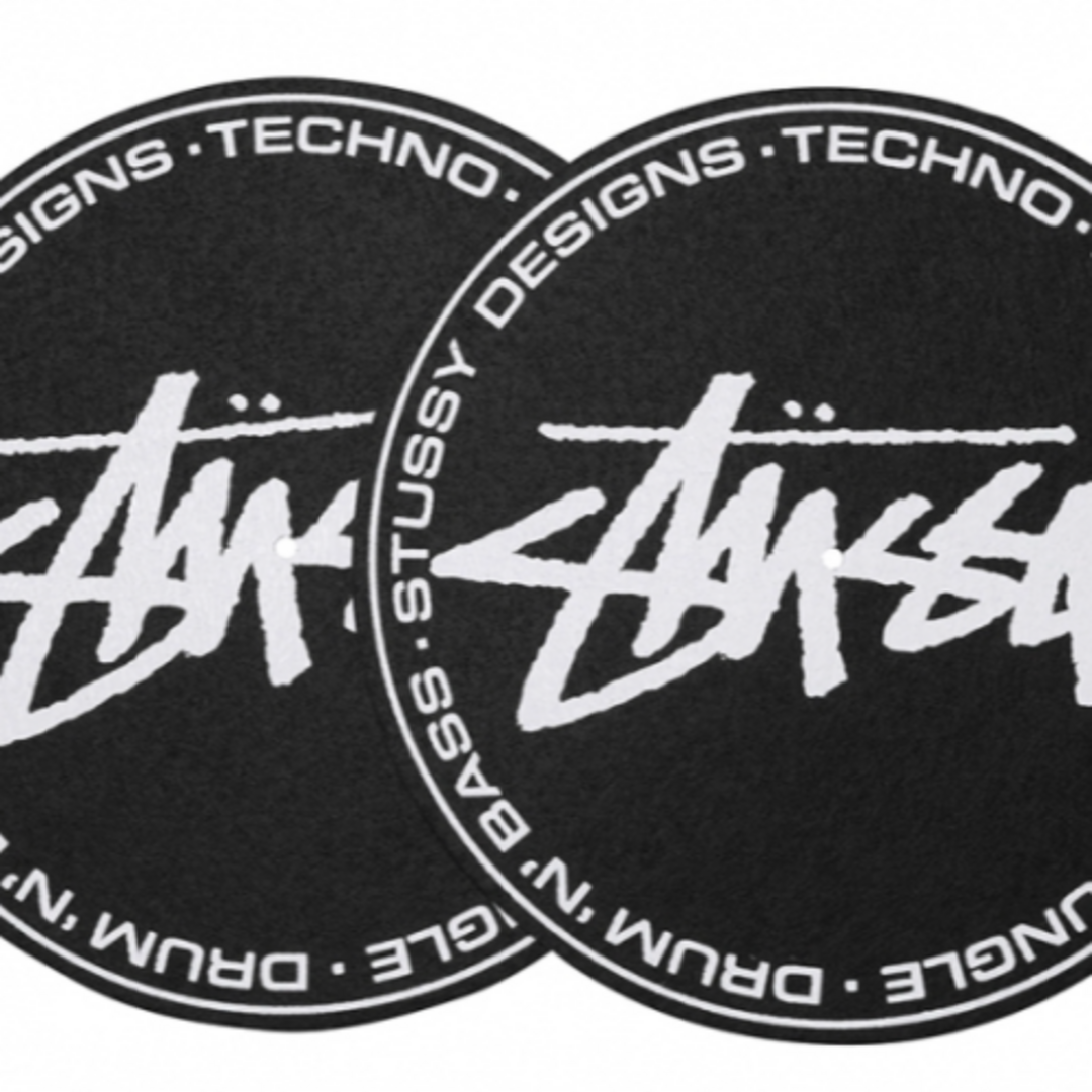 STUSSY 12 POST MODERN SLIPMATS BLACK 楽器のDJ機器(その他)の商品写真