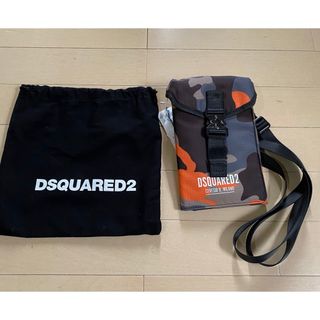 新品 ディースクエアード DSQUARED2 カモフラ柄ショルダーバッグ