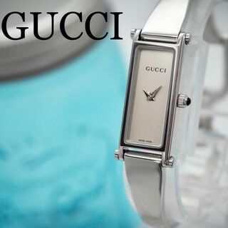 Gucci - 691【美品】GUCCI グッチ時計　レディース腕時計　シルバー　バングル