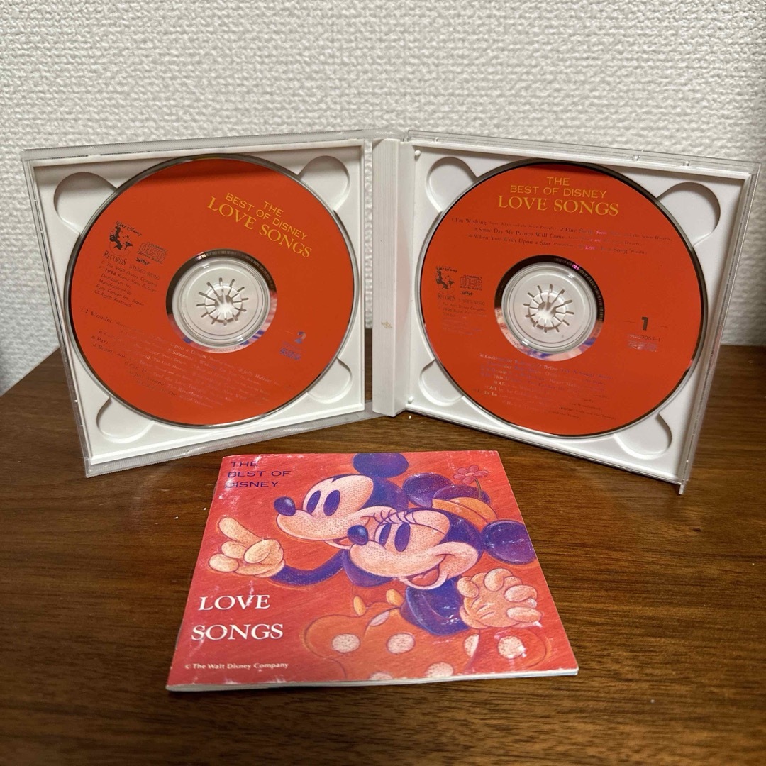 【廃盤・CD2枚・ブックレット付】 ザベストオブディズニー ラブソング 全28曲 【廃盤・CD2枚・ブックレット付】 ザベストオブディズニー ラブソング 全28曲