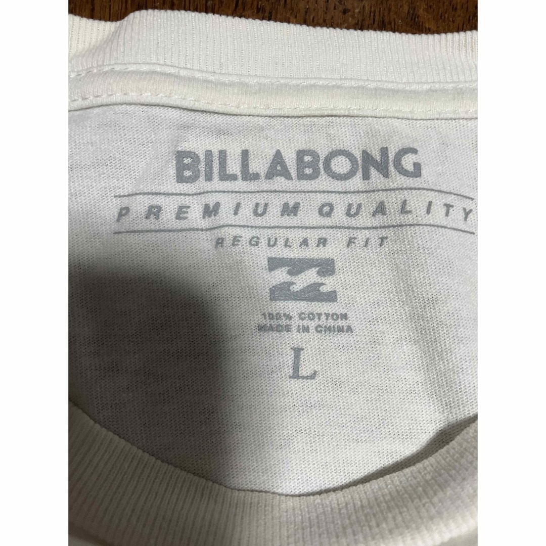 billabong(ビラボン)のBILLABONG ビラボン 半袖Tシャツ  ホワイト  Lサイズ メンズのトップス(Tシャツ/カットソー(半袖/袖なし))の商品写真