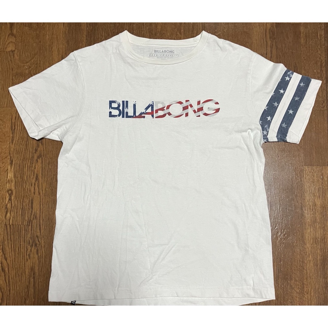 billabong(ビラボン)のBILLABONG ビラボン 半袖Tシャツ  ホワイト  Lサイズ メンズのトップス(Tシャツ/カットソー(半袖/袖なし))の商品写真