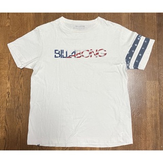 ビラボン(billabong)のBILLABONG ビラボン 半袖Tシャツ  ホワイト  Lサイズ(Tシャツ/カットソー(半袖/袖なし))