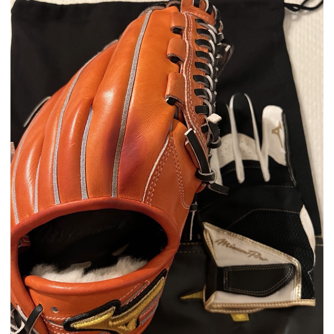 Mizuno Pro(ミズノプロ)の【カブトムシ1125様】ミズノプロ 軟式内野用(坂本モデル) スポーツ/アウトドアの野球(グローブ)の商品写真