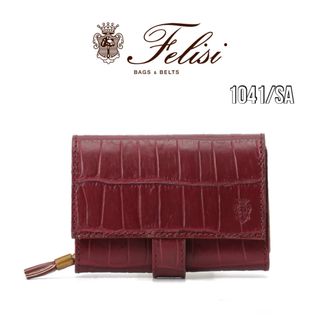 フェリージ(Felisi)の新品　定価4.6万円 Felisi フェリージ 1041/SA レッドヴェニス(財布)