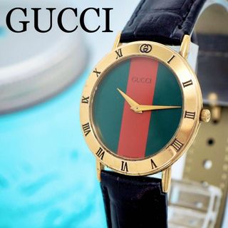 512GUCCI グッチ時計　メンズ腕時計　シェリーライン　箱付き　アンティーク