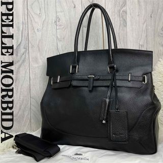 PELLE MORBIDA - 人気♡保存袋付♡美品♡大容量♡シュリンクレザー♡ペッレモルビダ ボストンバッグ