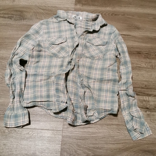 クレドソル(CLEF DE SOL)のクレドソル チェックシャツ 襟つき 春 シャツ(シャツ/ブラウス(長袖/七分))