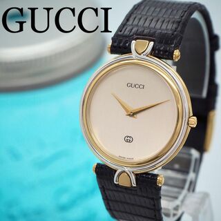 グッチ(Gucci)の304【美品】GUCCI グッチ時計　メンズ腕時計　ブラック　ヴィンテージ　希少(腕時計(アナログ))