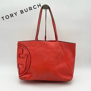 トリーバーチ(Tory Burch)の☆大人気☆ Tory Burch.トートバック デカロゴ オレンジ レディース(トートバッグ)