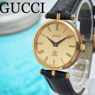 グッチ(Gucci)の221 GUCCI グッチ時計　メンズ腕時計　シェリーライン　新品ベルト　希少(腕時計(アナログ))