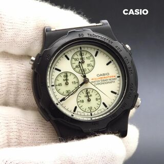 カシオ(CASIO)のCASIO クロノグラフ 腕時計 バックライト MWB-10(腕時計(アナログ))