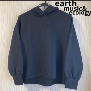 アースミュージックアンドエコロジー(earth music & ecology)のearth music&ecology パーカー フーディ オーバーサイズ(パーカー)