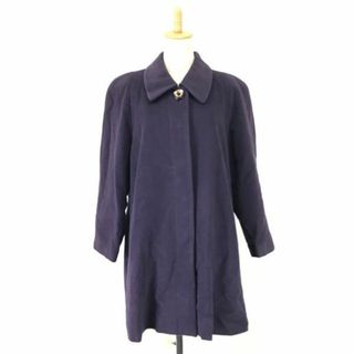 レポルテ/LEPORTE★横糸アンゴラ100%ウール/ステンカラーコート【レディースM/紫/purple】東京スタイル/Coats/Jackets/Jumpers◆mBH379 #BUZZBERG(ロングコート)