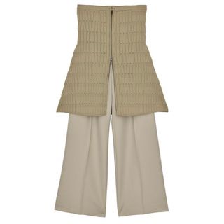 アメリヴィンテージ(Ameri VINTAGE)のKNIT CORSET SET PANTS(カジュアルパンツ)