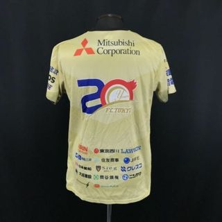 希少品！FC東京/20周年記念/ユニフォーム/シャツ【メンズF/金/ゴールド】サッカーウェア/半袖Tシャツ/umbro/アンブロ製◆BG487 #BUZZBERG(ウェア)