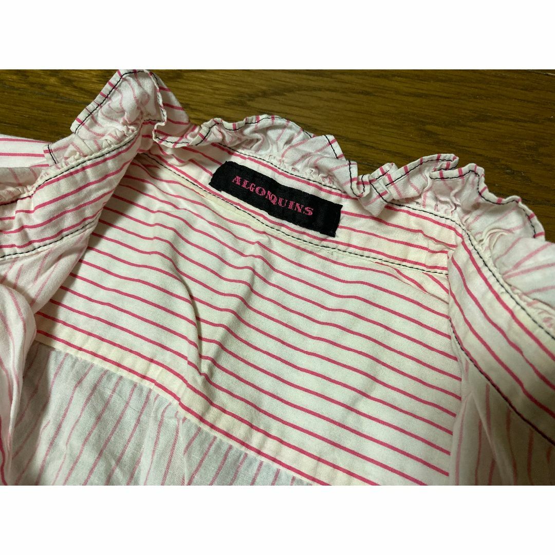ALGONQUINS(アルゴンキン)の アルゴンキン ALGONQUINS シャツ レディースのトップス(シャツ/ブラウス(半袖/袖なし))の商品写真
