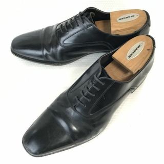 Made in Japan★REGAL/リーガル★本革/マッケイ製法/ストレートチップ/バルモラル【24.5/黒/BLACK】ビジネス/dress shoes◆B-105 #BUZZBERG(ドレス/ビジネス)