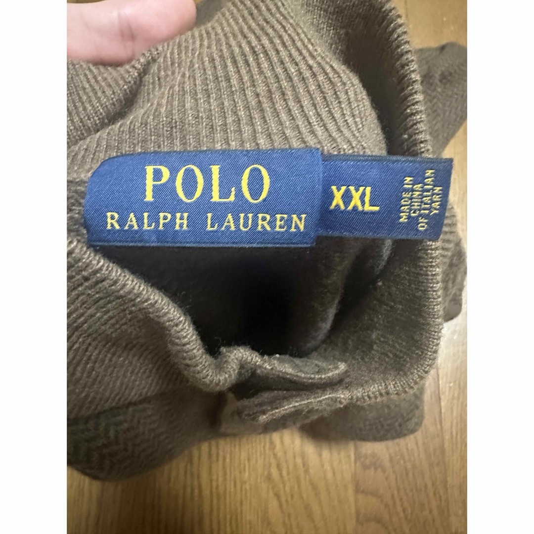 POLO RALPH LAUREN(ポロラルフローレン)の値下げ　ラルフローレン　ヘンリーウールニット メンズのトップス(ニット/セーター)の商品写真