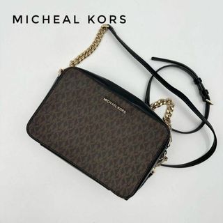 マイケルコース(Michael Kors)の☆ほぼ未使用☆ MICHAEL KORS ショルダーバッグ 斜め掛け MK柄(ショルダーバッグ)