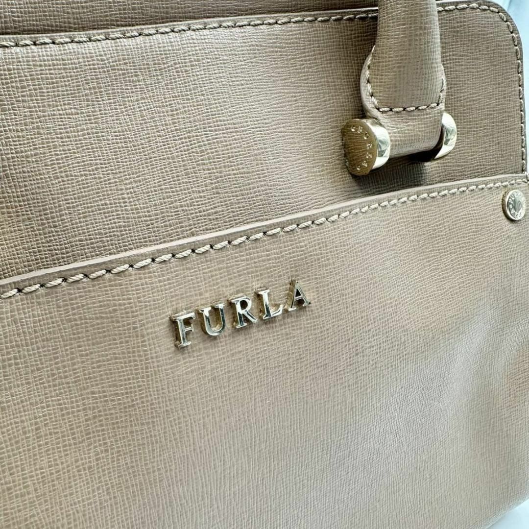 Furla(フルラ)の☆ほぼ未使用☆ FURLA ハンドバッグ 通勤 通学 ブラウン 茶色 レザー 革 レディースのバッグ(ハンドバッグ)の商品写真