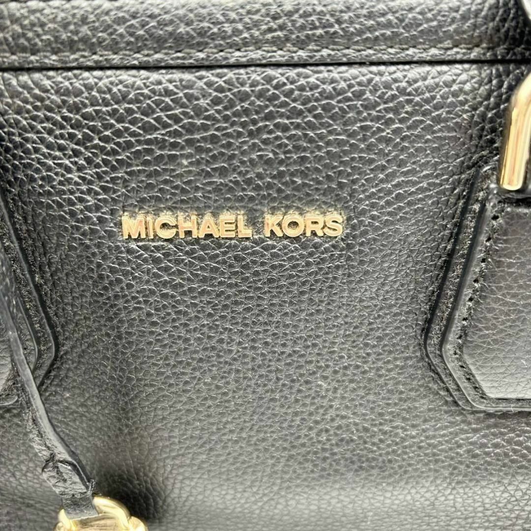 Michael Kors(マイケルコース)の☆大人気☆Michael kors ハンドバッグ レザー ブラック レディースのバッグ(ハンドバッグ)の商品写真