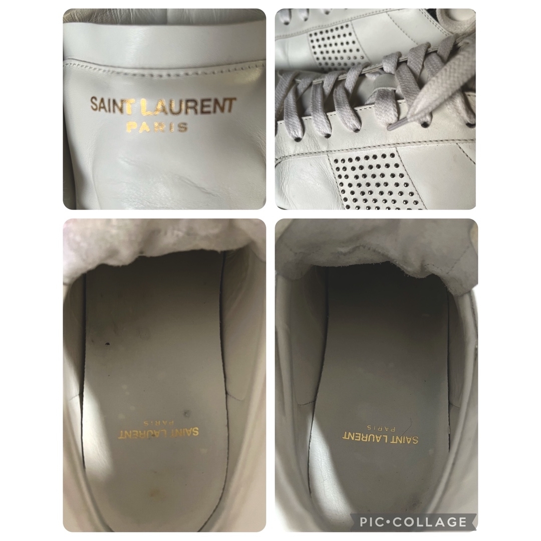 Saint Laurent(サンローラン)のSAINT LAURENT / レザーハイカットスニーカー / SIZE:42 メンズの靴/シューズ(スニーカー)の商品写真