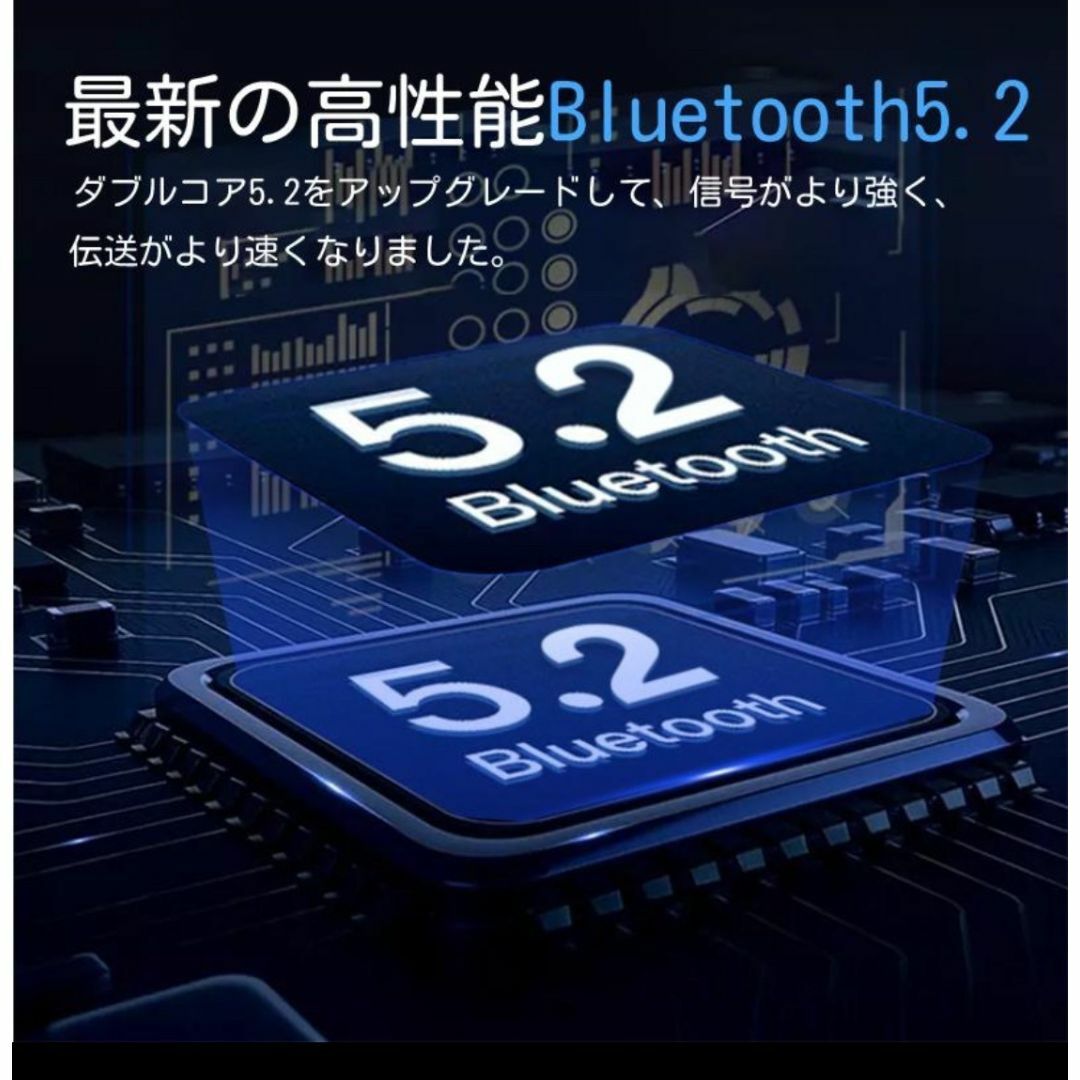 【2024年春最新】AirPro6ワイヤレスイヤホン　ホワイト (箱なし) スマホ/家電/カメラのスマホアクセサリー(ストラップ/イヤホンジャック)の商品写真