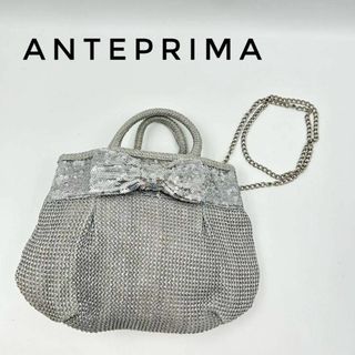 アンテプリマ(ANTEPRIMA)の☆大人気☆ ANTEPRIMA ハンドバッグ スパンコール バッグ シルバー(その他)